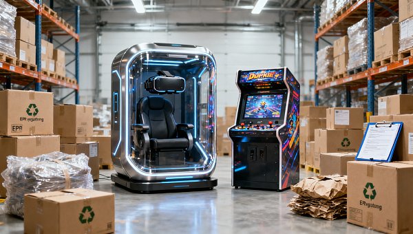 EU PPWR Rule Takes Effect in August: Arcade & VR Machines Need EPR Registration