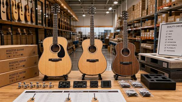 Acoustic Guitars Wholesale: 7 Specs Buyers Should Compare Before Placing an Order