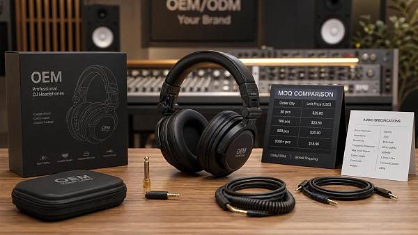 DJ Headphones Wholesale Buying Guide: OEM Options, MOQ, and Audio Specs to Compare