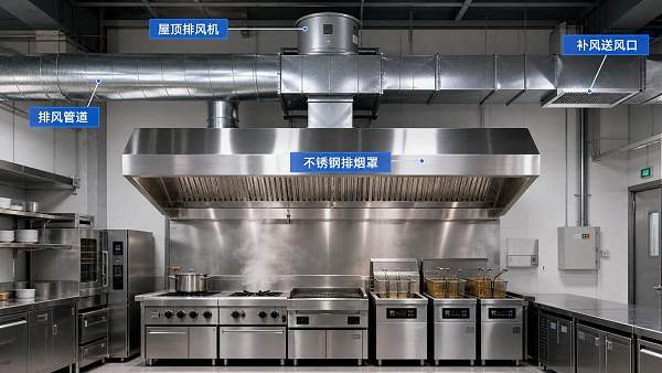 Kitchen Ventilation Systems Design: How to Size Hoods, Airflow, and Make-Up Air