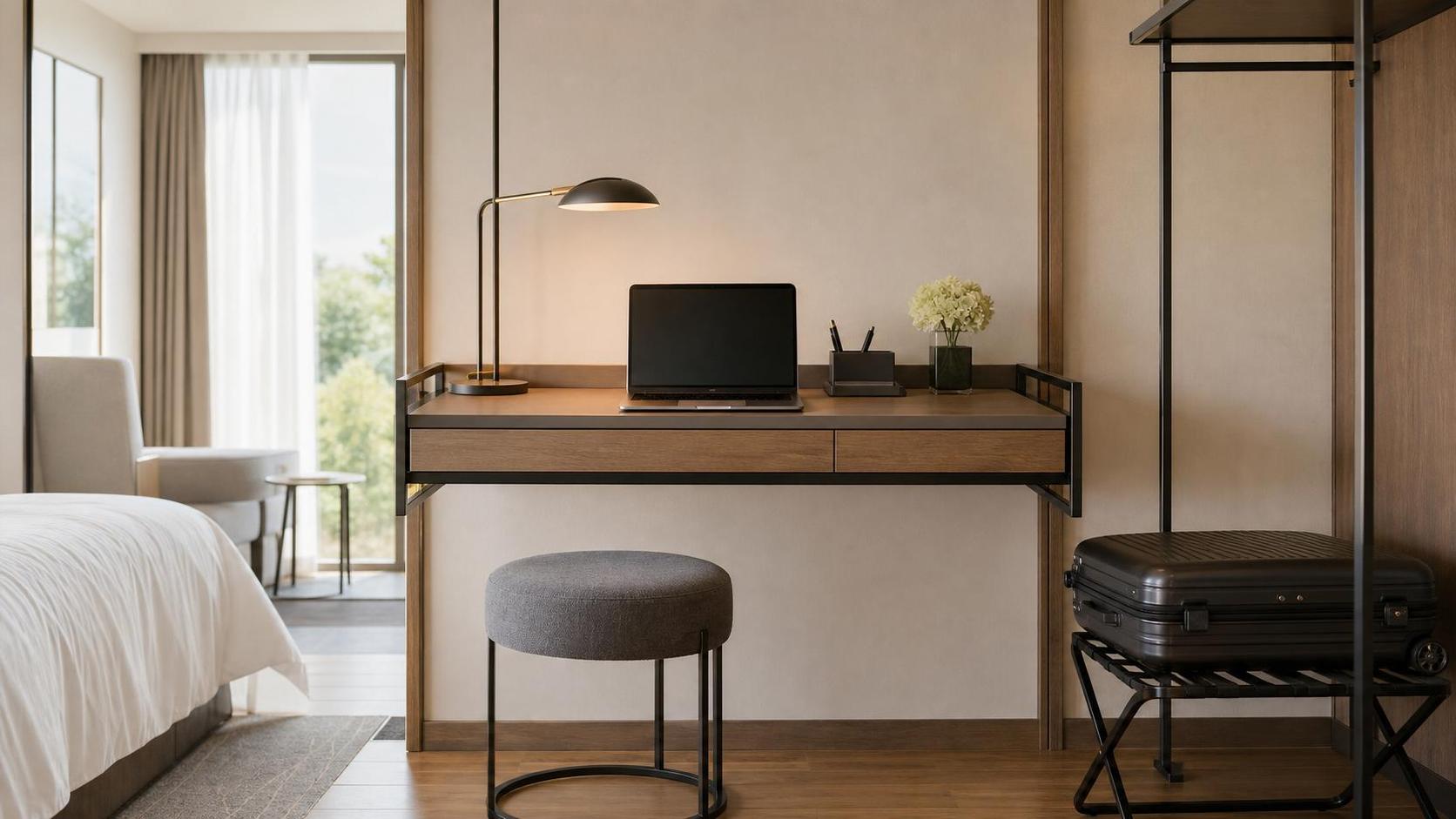 Hotel Desks: Types, Materials, and Layout Tips for Modern Guest Rooms