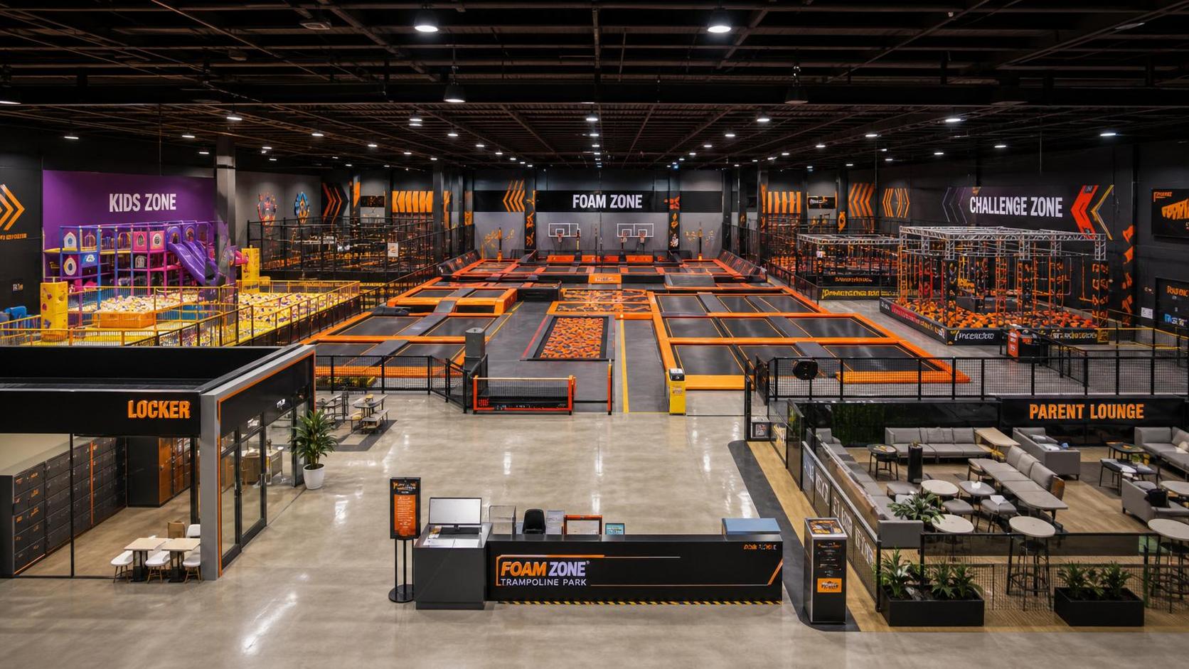 How to Choose a Trampoline Park Layout: Capacity, Age Zones, and Safety Flow