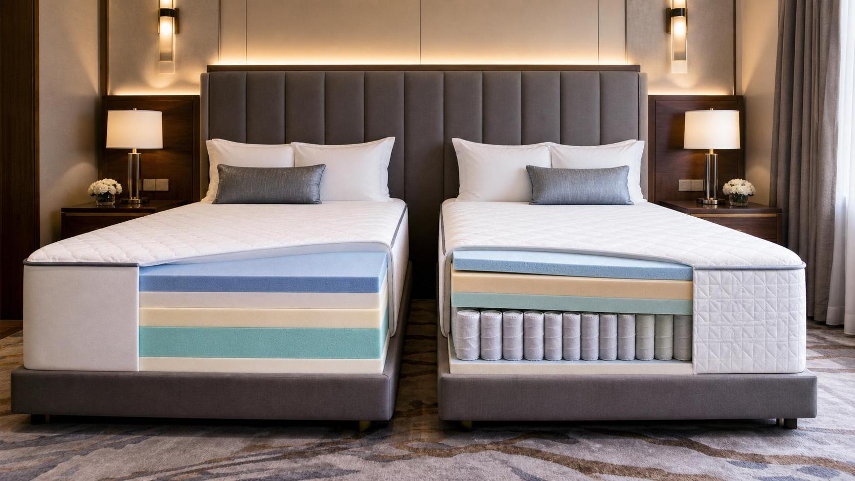 Memory Foam Hotel Mattresses vs Hybrid Beds: Which Option Fits Your Property?