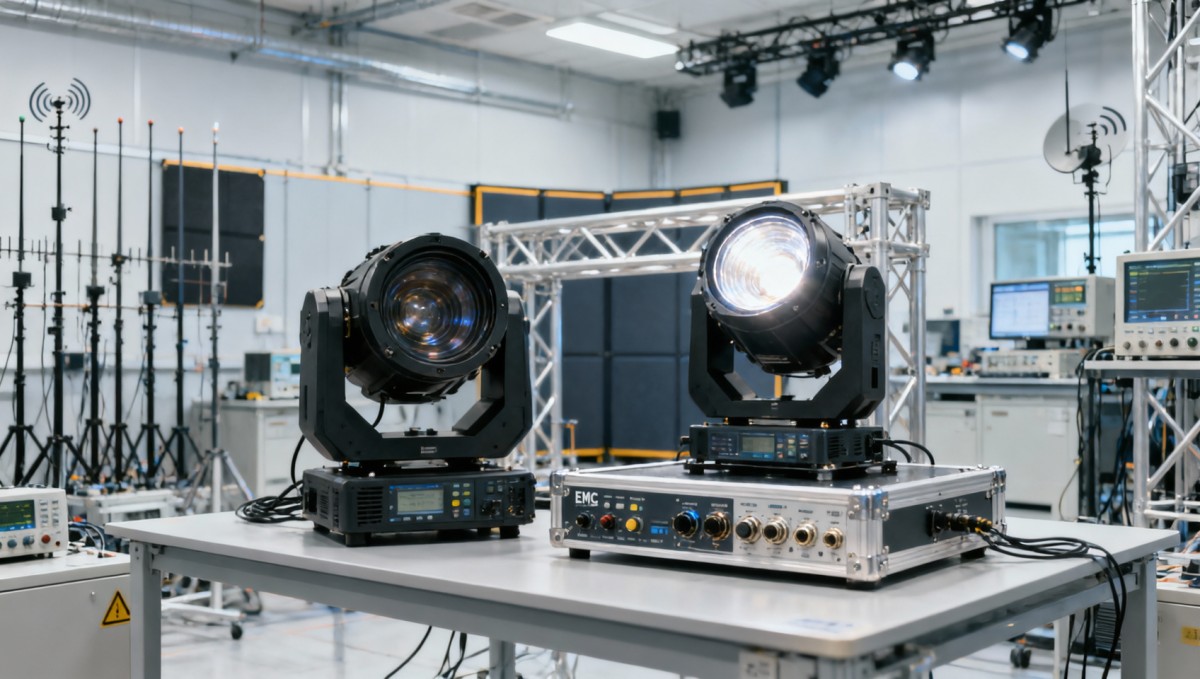 TUV Adds Wi-Fi 7 EMC Test for Stage Lighting
