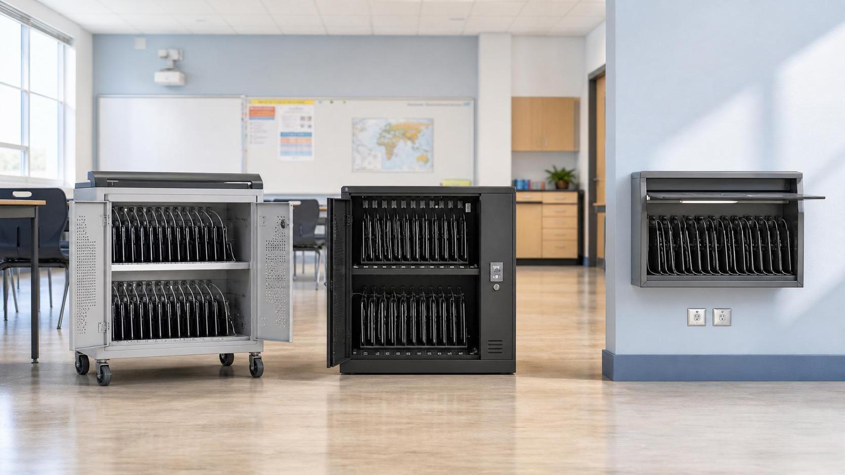 Chromebook Charging Stations for Schools: Cart vs Cabinet vs Wall-Mount Options