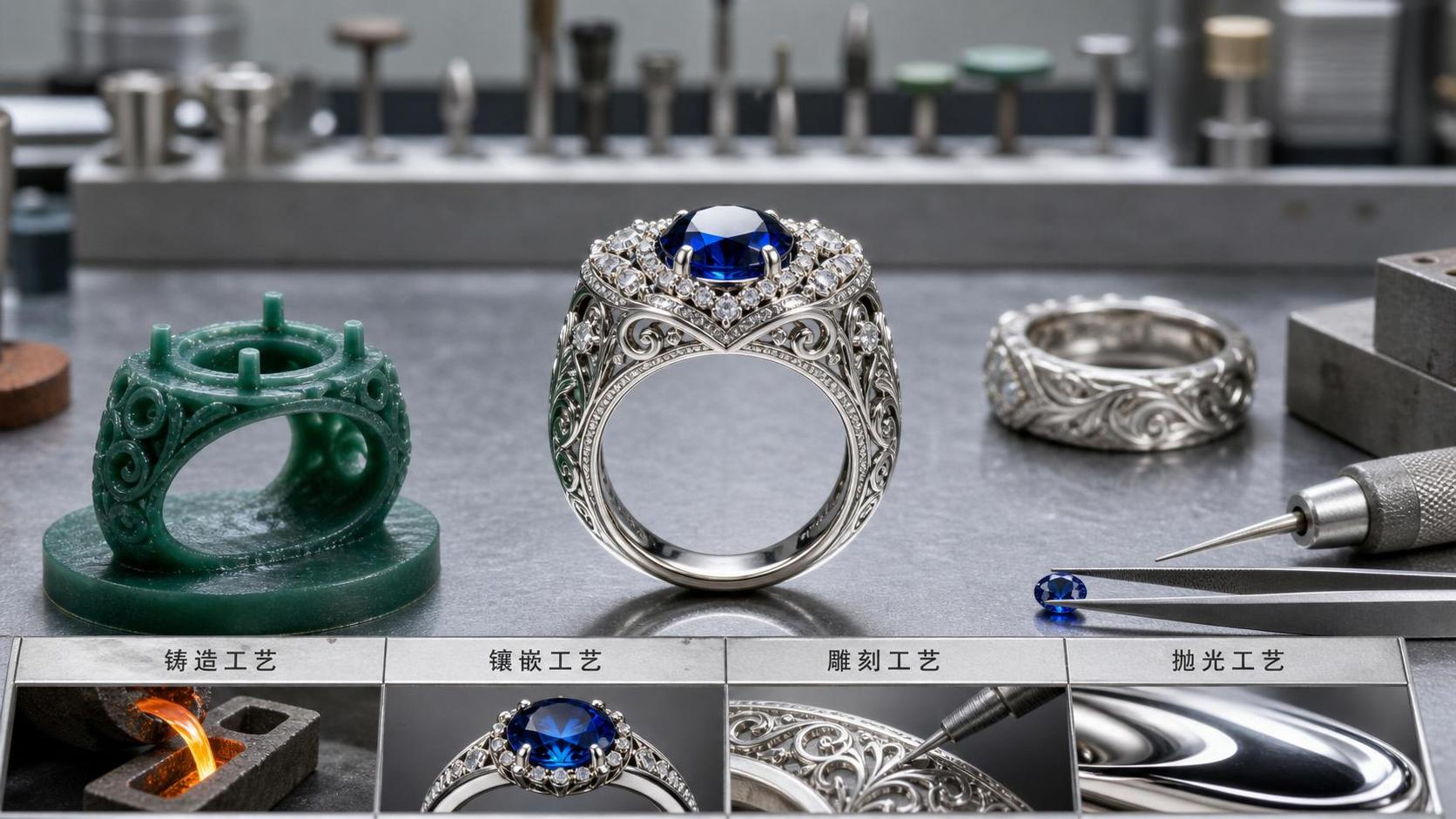 Jewelry Craftsmanship Techniques Explained: Casting, Stone Setting, Engraving, and Polishing