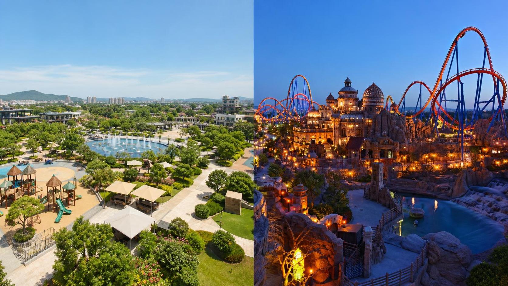 Leisure Park vs Theme Park: What’s the Difference in Attractions, Audience, and Investment Scope?