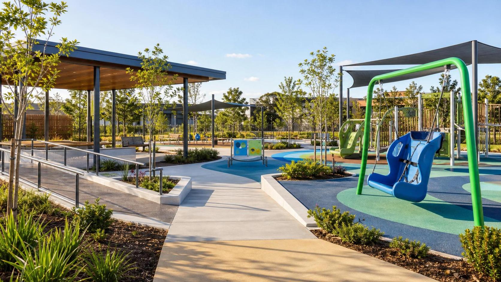 Where Inclusive Commercial Playground Equipment Works Best in Schools and Public Parks