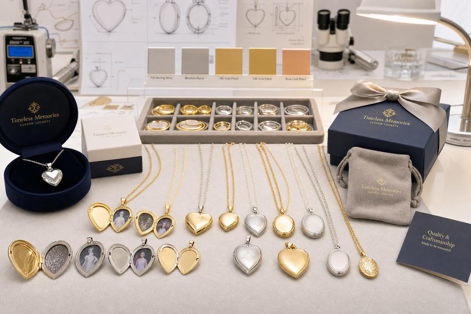 Photo Locket Necklace Manufacturer Selection Guide: Materials, MOQ, and Custom Options