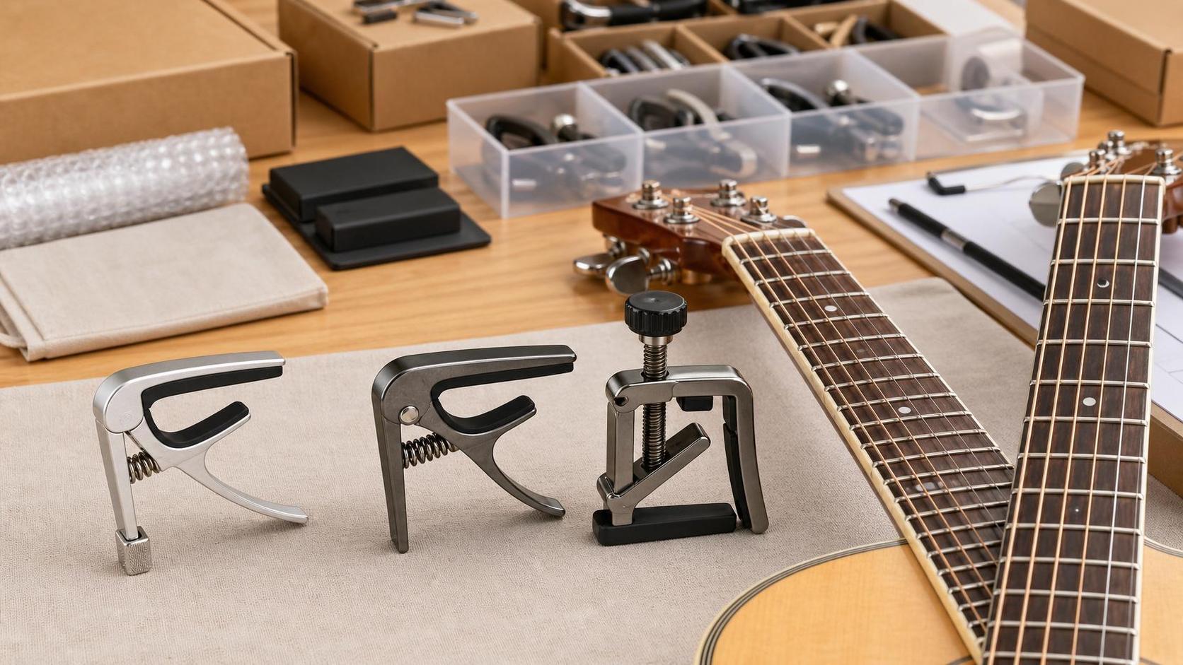 Guitar Capos Wholesale: What Materials, Clamp Types, and MOQ Terms Should You Compare?