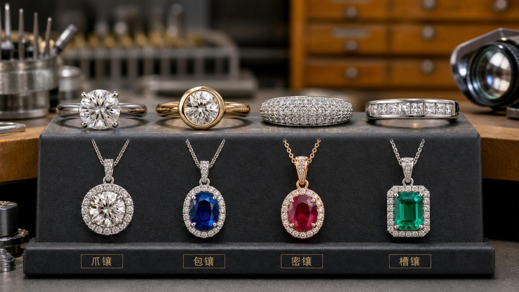 Jewelry Craftsmanship Gemstone Setting Methods Explained: Prong, Bezel, Pave, and More