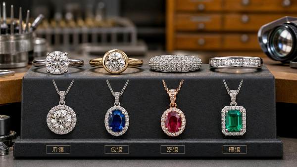 Jewelry Craftsmanship Gemstone Setting Methods Explained: Prong, Bezel, Pave, and More