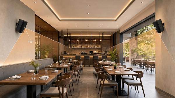How to Choose Wall Mount Speakers for Restaurants by Layout, Coverage, and SPL