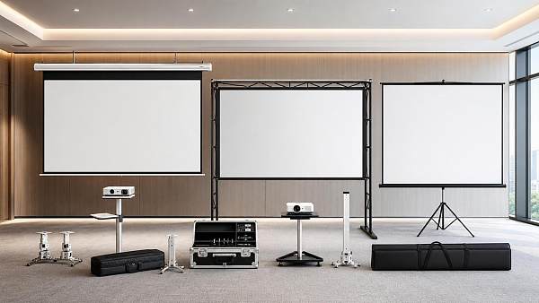 How to Compare Motorized, Fixed Frame, and Portable Wholesale Projector Screens