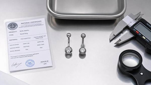 Surgical Steel Belly Rings vs Titanium: Material Differences, Safety, and Cost