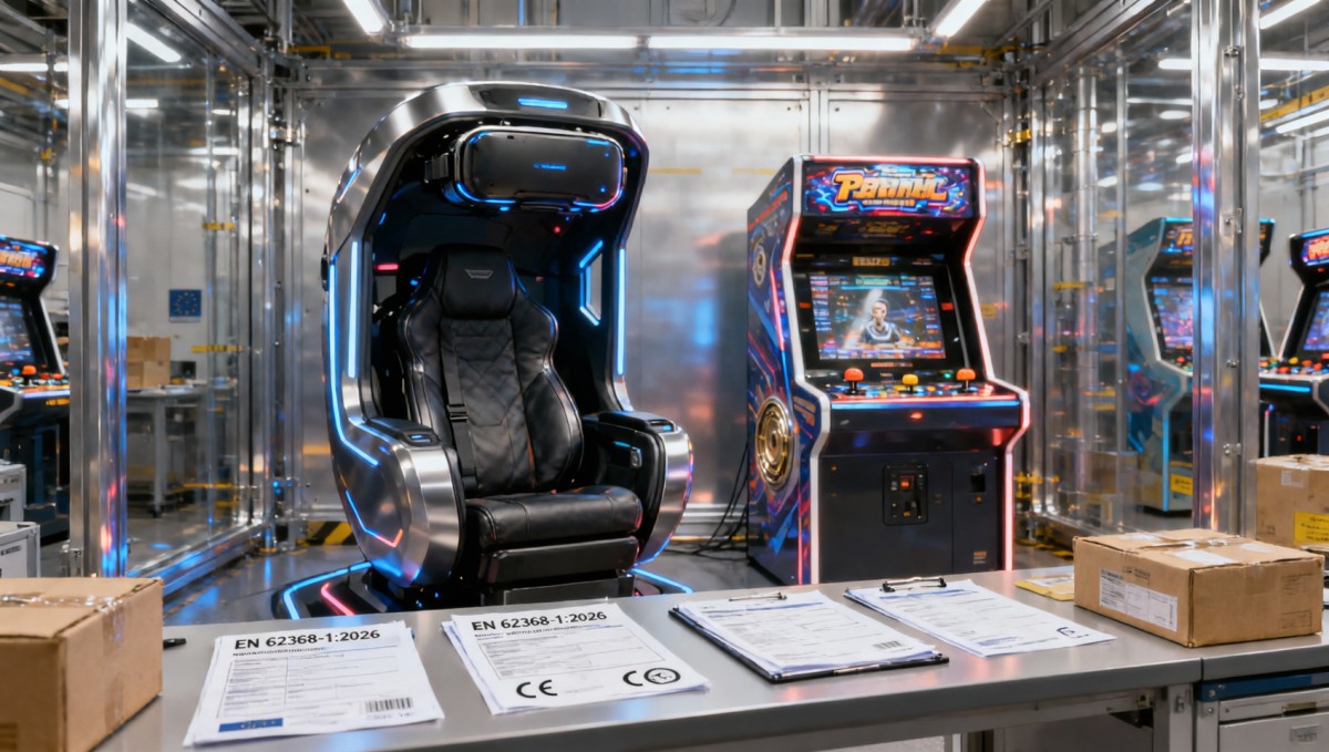 EN 62368-1:2026 Now Mandatory for EU Arcade & VR Exports EN 62368-1:2026 Now Mandatory for EU Arcade & VR Exports