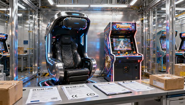 EN 62368-1:2026 Now Mandatory for EU Arcade & VR Exports