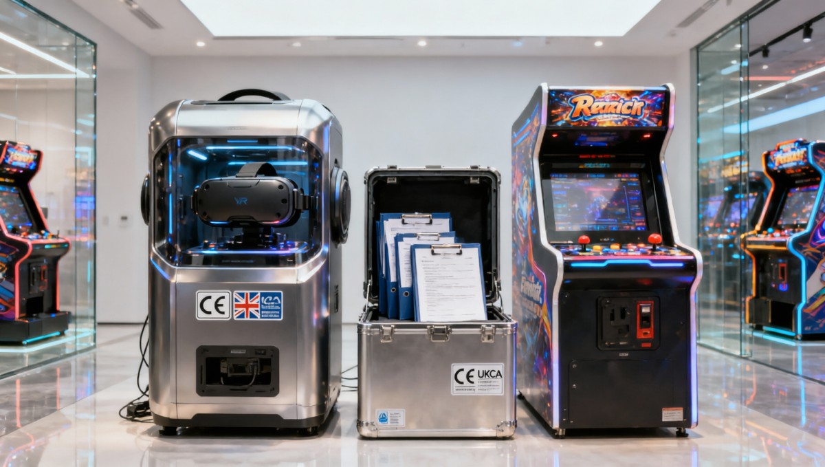 EU Rule Takes Effect for CE-UKCA Labels on Arcade & VR Machines EU Rule Takes Effect for CE-UKCA Labels on Arcade & VR Machines