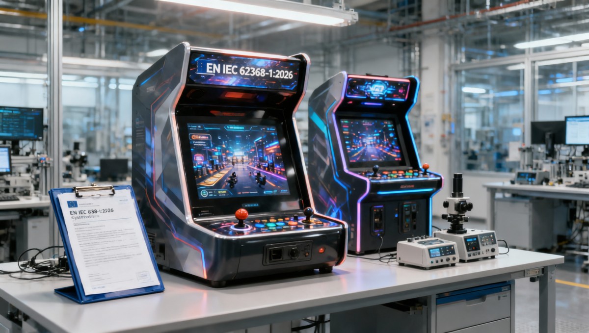 EU Enforces EN IEC 62368-1:2026 Certification for Arcade and VR Machines EU Enforces EN IEC 62368-1:2026 Certification for Arcade and VR Machines