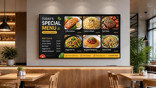 Digital Signage for Restaurants vs Printed Menus: Which Fits Your Service Model?