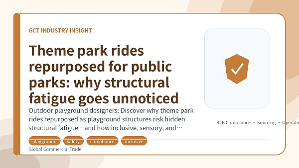 Theme park rides repurposed for public parks: why structural fatigue goes unnoticed