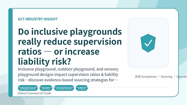 Do inclusive playgrounds really reduce supervision ratios — or increase liability risk?