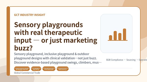Sensory playgrounds with real therapeutic input — or just marketing buzz?
