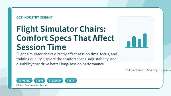 Flight Simulator Chairs: Comfort Specs That Affect Session Time