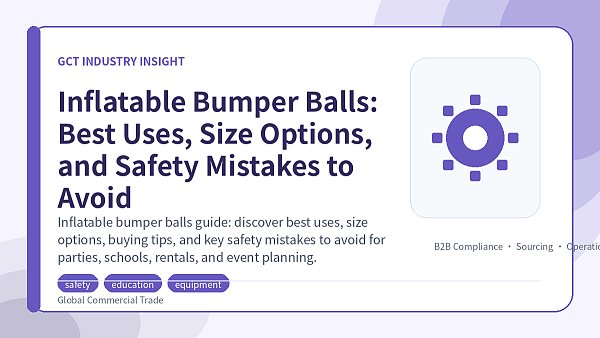 Inflatable Bumper Balls: Best Uses, Size Options, and Safety Mistakes to Avoid