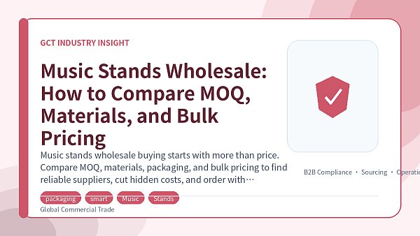 Music Stands Wholesale: How to Compare MOQ, Materials, and Bulk Pricing