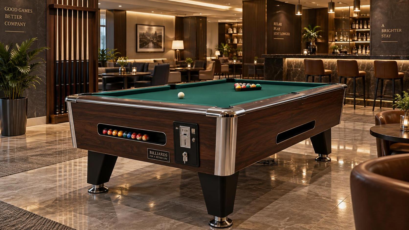 How to Choose Coin-Operated Pool Tables for Bars, Hotels, and Arcade Venues