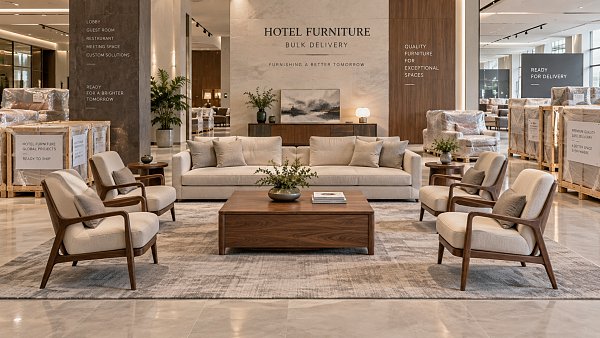 Buying Hotel Lobby Furniture Wholesale: MOQs, Freight Costs, and Lead Times