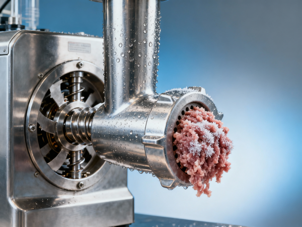 Commercial meat mincers heat up faster than specs claim—thermal drift starts before first shift ends