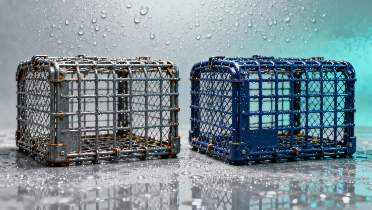 Crab traps wholesale — do galvanized vs