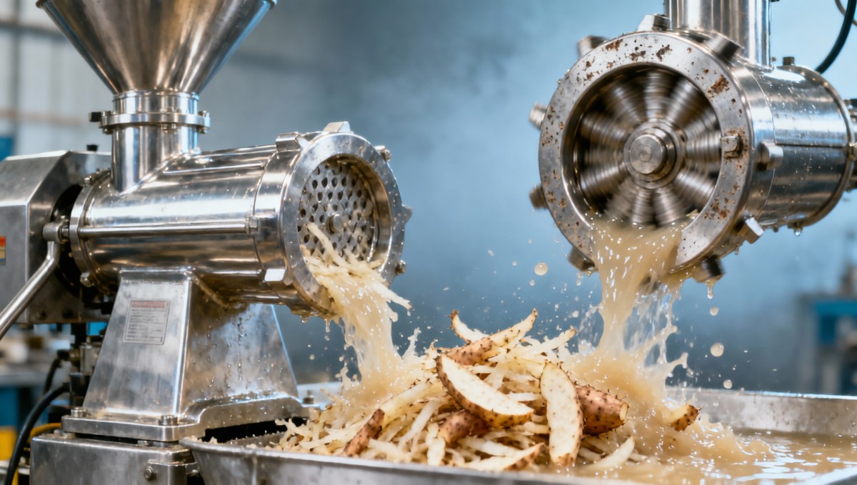 Cassava grating machines wear faster than expected—material choice vs