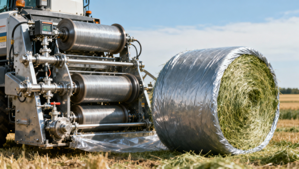 Round baler machine: Why film wrap tension matters more than diameter for silage preservation