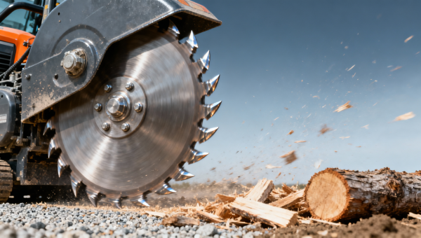 Stump grinders commercial grade: When carbide teeth wear faster than advertised — and what causes it