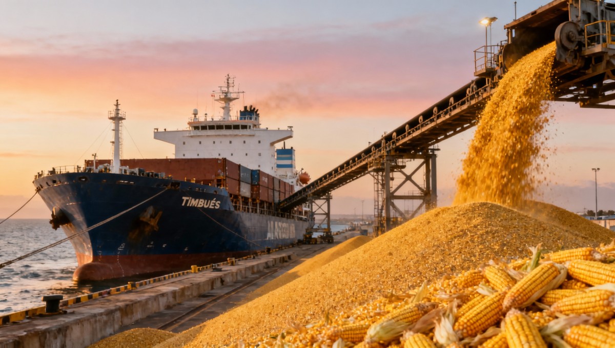 Argentina's First Corn Export to China: 34,000 Tons Shipped to Meet Feed Demand