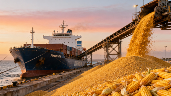 Argentina's First Corn Export to China: 34,000 Tons Shipped to Meet Feed Demand