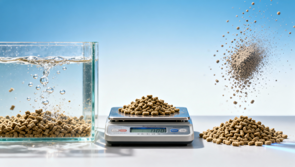 Commercial feed pellet durability tests that predict real pond performance—not just lab metrics