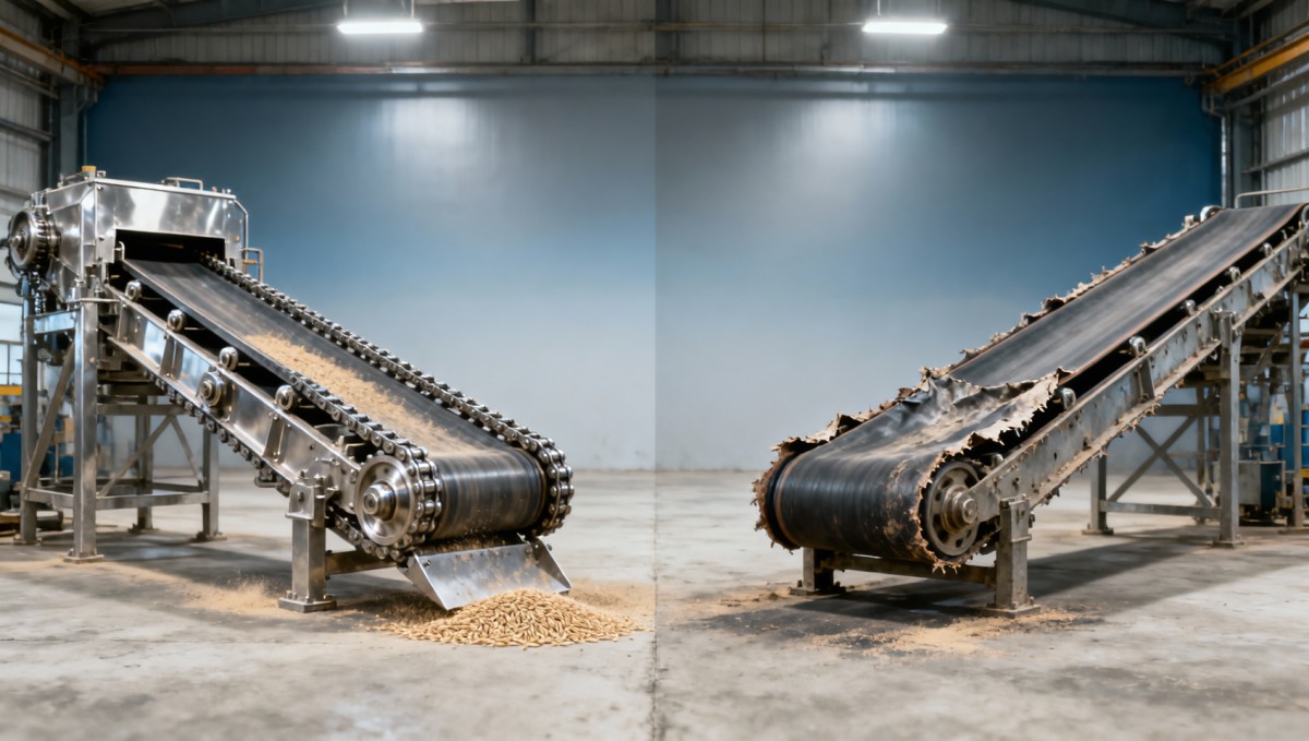 Grain chain conveyor vs Grain chain conveyor vs