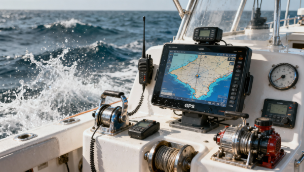 GPS chartplotters for fishing boats that stay readable in spray GPS chartplotters for fishing boats that stay readable in spray