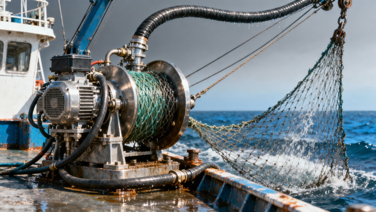 Hydraulic net hauler problems that start with hose sizing