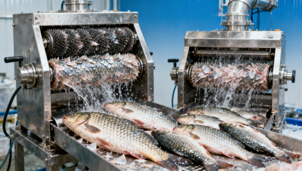 What affects scaling quality in a commercial fish scaling machine? What affects scaling quality in a commercial fish scaling machine?