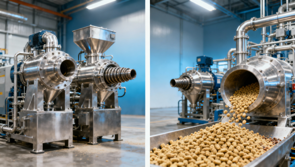 Single screw or twin screw floating fish feed extruder? Single screw or twin screw floating fish feed extruder?