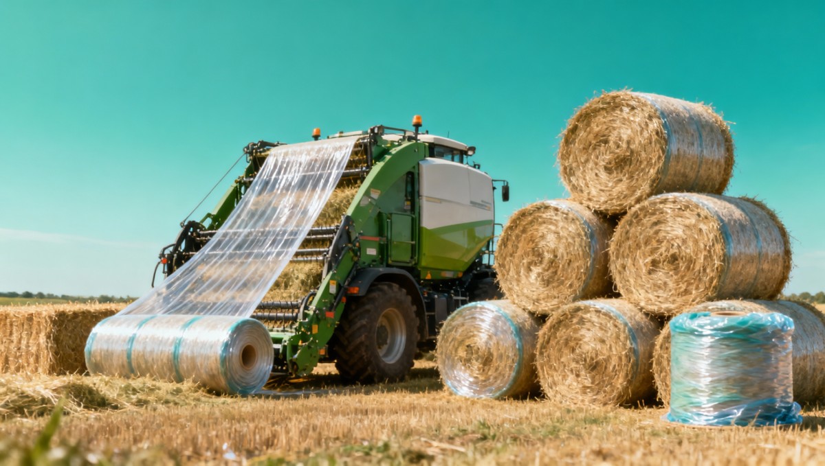 Silage Bale Wrapper Machine Film Waste Comes from Setup Silage Bale Wrapper Machine Film Waste Comes from Setup