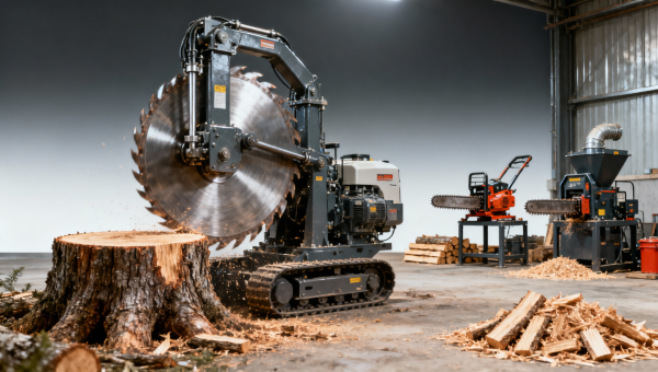 Stump grinders commercial models differ more in torque than size Stump grinders commercial models differ more in torque than size