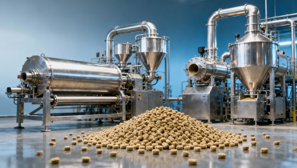 Floating Fish Feed Plant Output Drops for Hidden Reasons Floating Fish Feed Plant Output Drops for Hidden Reasons