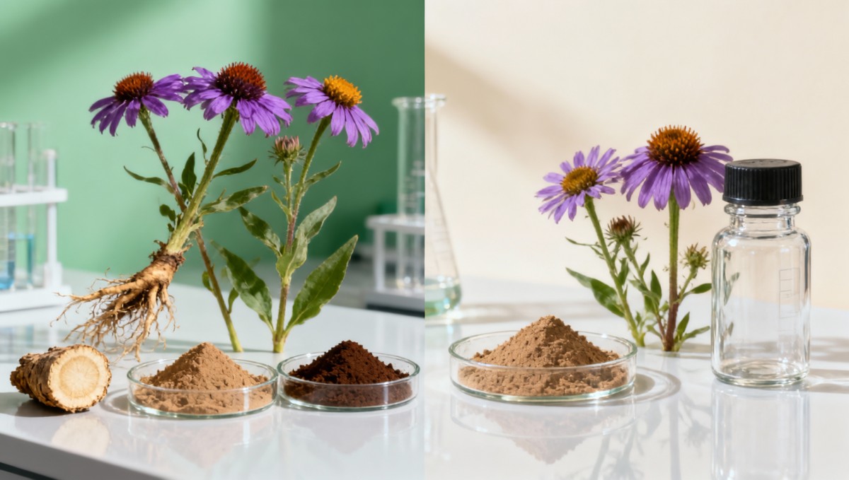 Echinacea Purpurea Extract: Root or Aerial Parts? Echinacea Purpurea Extract: Root or Aerial Parts?