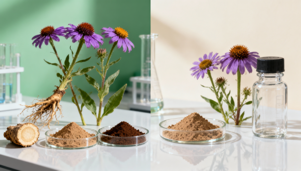 Echinacea Purpurea Extract: Root or Aerial Parts? Echinacea Purpurea Extract: Root or Aerial Parts?